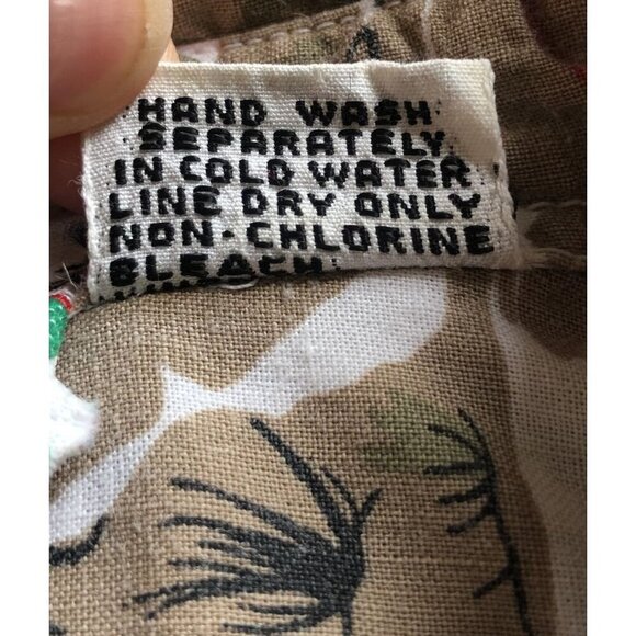 Vintage Zalerno Cat Print Button Up Shirt Mens 40 Animal Print Leopard Artsy - Picture 6 of 8